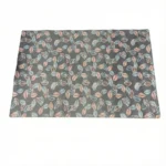 قالیچه اکونومی فانتزی پشت ترمز طرح برگ صورتی