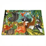 قالیچه چوغا فانتزی پشت ترمز طرح جنگل