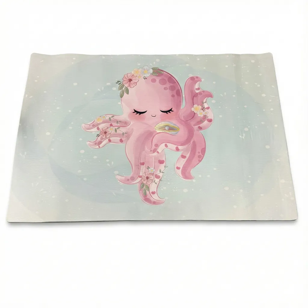 03405165 قالیچه مت فانتزی پشت ترمز طرح اختاپوس - تصویر 1