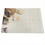 قالیچه مت فانتزی پشت ترمز طرح شمع