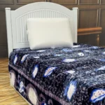 پتو 1 نفره زمستانه خارجی دو رو طرح هندسی - تصویر 3