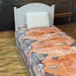 پتو 1 نفره زمستانه خارجی دو رو  طرح ریز نقش - تصویر 2