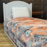 پتو 1 نفره زمستانه خارجی دو رو  طرح ریز نقش - تصویر 10