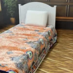 پتو 1 نفره زمستانه خارجی دو رو  طرح ریز نقش - تصویر 8