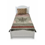 پتو ژله ای یک نفره سروین طرح شاخ و برگ