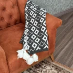 شال مبل مدل لوزی پلی استر - تصویر 4