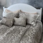 روتختی 2نفره مخمل شانل گلدوزی 8 تکه طرح پنتی 02 - تصویر 7