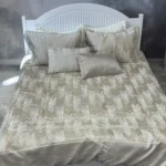 روتختی 2نفره مخمل شانل گلدوزی 8 تکه طرح لینا 06 - تصویر 7