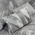 روتختی 2نفره مخمل شانل گلدوزی 8 تکه طرح دسا 04 - تصویر 2