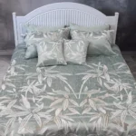 روتختی دونفره ساتین ژاکارد 7 تکه مدل کنار - تصویر 9