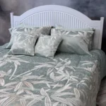 روتختی دونفره ساتین ژاکارد 7 تکه مدل کنار - تصویر 2