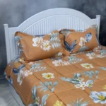 روتختی 2نفره ساتین سیلک 4تکه کد 2199 - تصویر 5