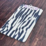 پادری مخمل طرح استرایپ ربیت طوسی - تصویر 4