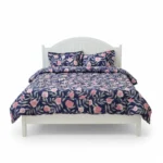 روتختی 2نفره  ساتین سیلک 4تکه کد 2202