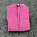 حوله تن پوش پالتویی برق لامع رویال صورتی تیره - تصویر 3