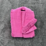 حوله تن پوش پالتویی برق لامع رویال صورتی تیره - تصویر 2