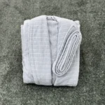 حوله تن پوش پالتویی برق لامع لوزان طوسی روشن - تصویر 2