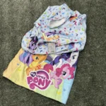 حوله تن پوش پالتویی کودک برق لامع تک شاخ - تصویر 3