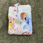 حوله تن پوش پالتویی کودک برق لامع تک شاخ - تصویر 4