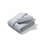 حوله تن پوش پالتویی برق لامع لوزان طوسی روشن