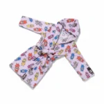 حوله تن پوش پالتویی کودک برق لامع لبوبو صورتی