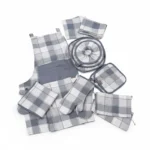 سرویس آشپرخانه برق لامع 12 تکه طوسی