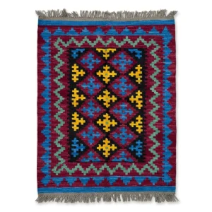 گلیم 1.5*1 پشم گوسفندی کد 005
