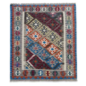 گلیم دستبافت 2*1.5 پشم گوسفندی 2007
