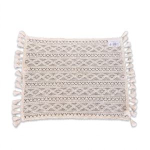 رانر قلاب بافی میز عسلی ابعاد 45*38